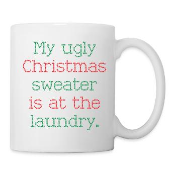 Christmas sweater - Mug - white - Right