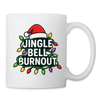 Jingle Bells, Burnout, Christmas, Subtle Humbu - Mug - white - Right