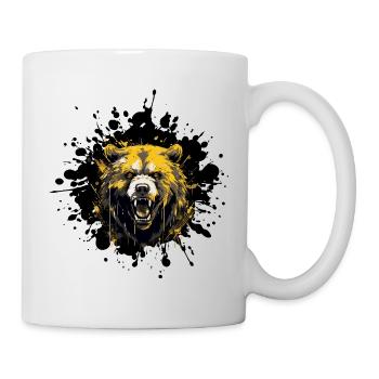 Bear Animal Paint Splash - Mug - white - Right