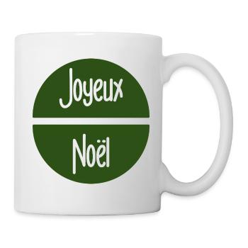 WEIHNACHTEN. FROHE WEIHNACHTEN. FROHE WEIHNACHTEN. WEIHNACHTSMANN - Tasse - Weiß - Rechts