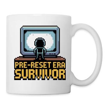 Pre-Reset Era Survivor Pixel Art - Mug - white - Right