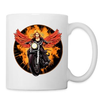 Engel Moto / Motard Engel - Mug blanc - blanc - Droite