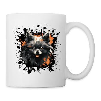 Pomeranian Color Splash - Mug - white - Right