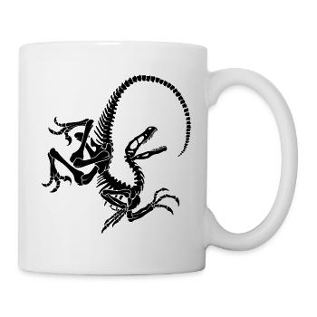 Raptor Skeleton - Mug - white - Right