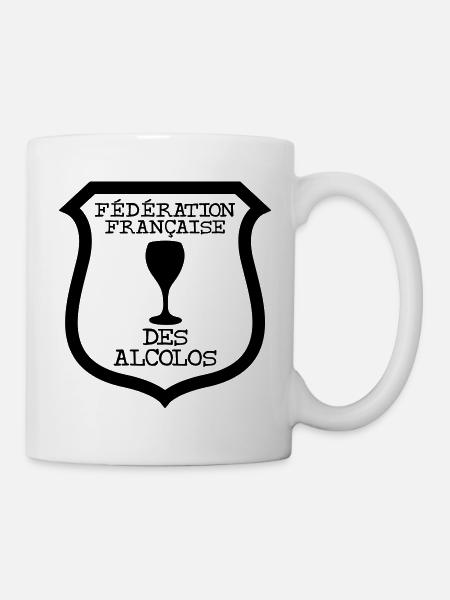 FFA Französische Föderation von Alcolos - Tasse - Weiß