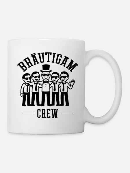 Bräutigam Crew - Tasse - Weiß
