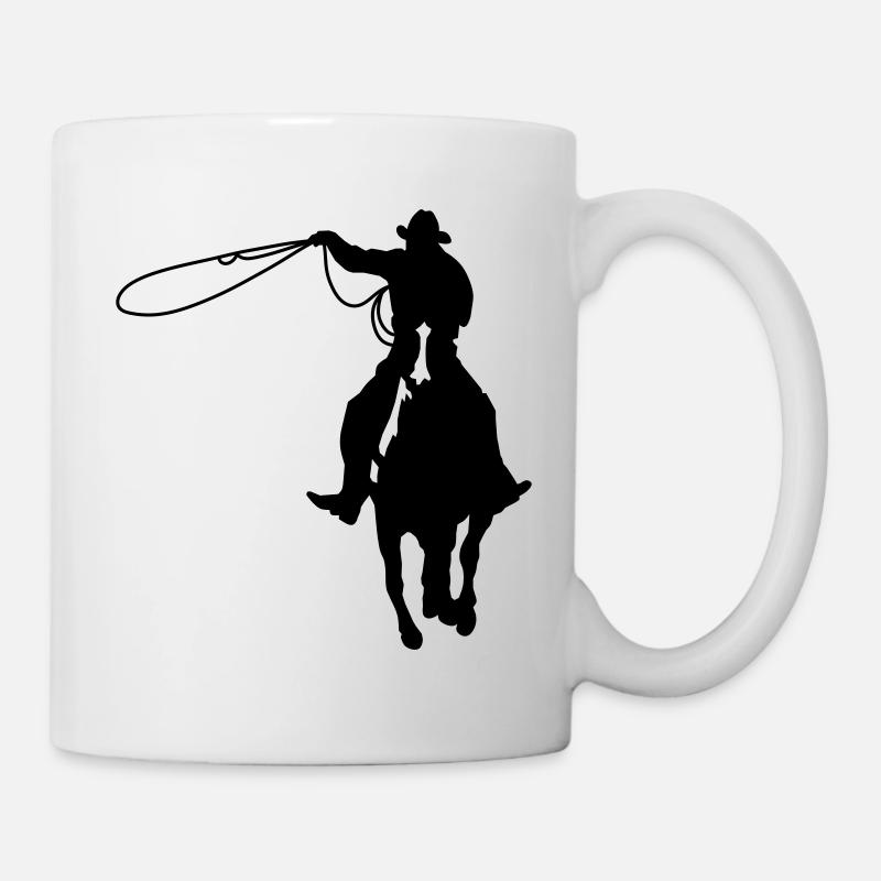 Cowboy - Tasse - Weiß