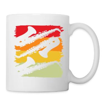 Saxophone Saxophoniste Instrument de musique - Mug blanc - blanc - Droite