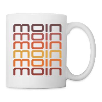 Coucher de soleil lunaire - Mug blanc - blanc - Droite