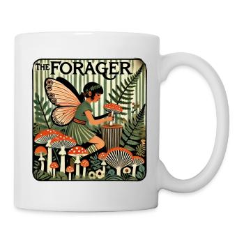 Forager Fairy in Mushroom Forest - Mug - white - Right