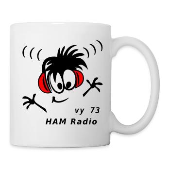 Funker Amateurfunker - Tasse - Weiß - Rechts