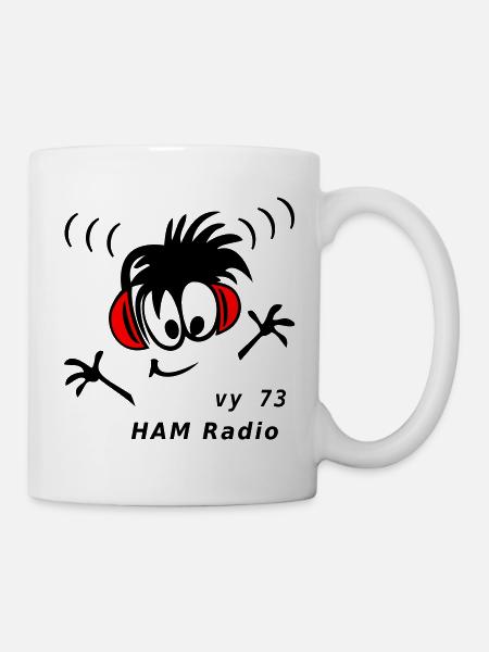 Funker Amateurfunker - Tasse - Weiß