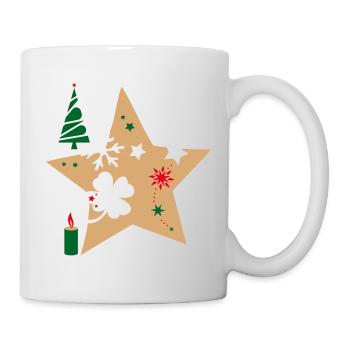 Poinsettia Advent - Mug - white - Right