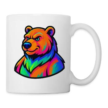 Bear Grizzly Comic - Mug - white - Right