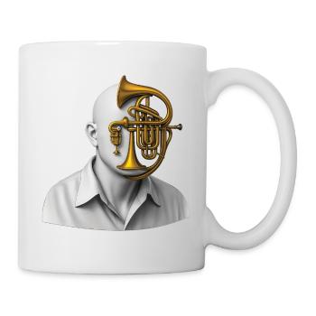 HORN MAN - sound & vision - Mug - white - Right