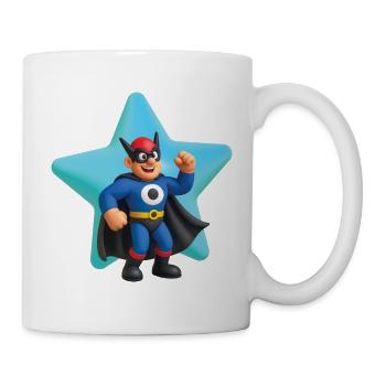 SUPERHELD – Baby & Kinder - Tasse - Weiß - Rechts