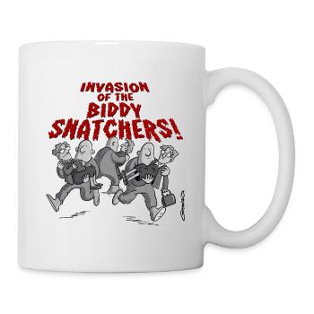 Invasion of the Biddy Snatchers - Mug - white - Right