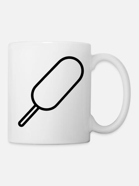 Corn Dog - Tasse - Weiß