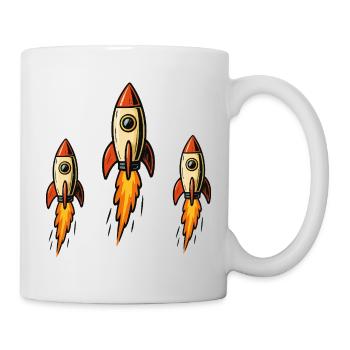 Trois missiles - Mug blanc - blanc - Droite