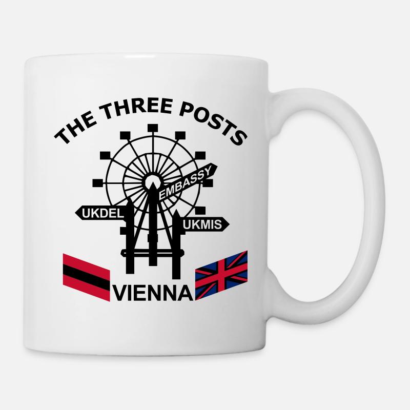 3_Posts - Tasse - Weiß