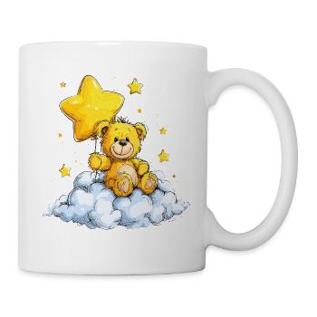 Star Bear on Cloud – Cuddle Dream - Mug - white - Right