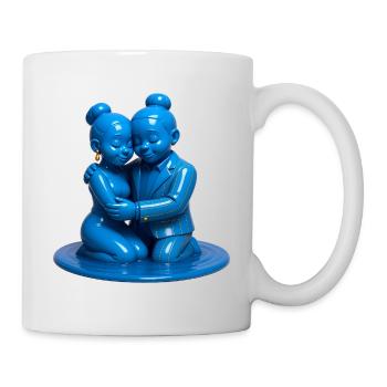 LIEBENDE #2 – Frieden & Liebe - Tasse - Weiß - Rechts