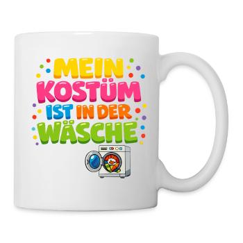 Mon costume est dans la blanchisserie Carnaval Carnaval - Mug blanc - blanc - Droite