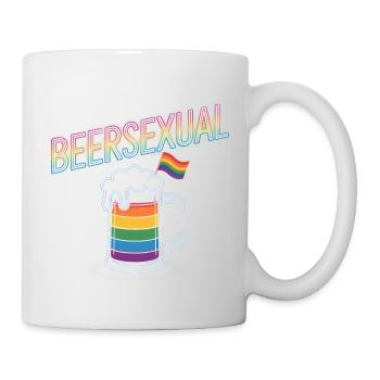 I'm Beersexual - Cool Beer Logo - Tasse - Weiß - Rechts