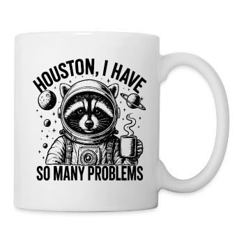 Space Raccoon Blues - Mug blanc - blanc - Droite