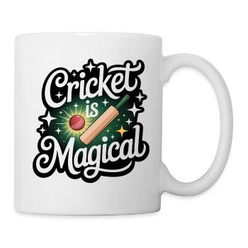 Drôle de cricket : Jeu de cricket vintage - Mug blanc - blanc - Droite