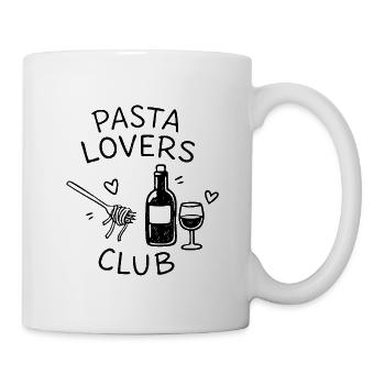 Pasta Lovers Club Food Statement Doodle - Mug - white - Right