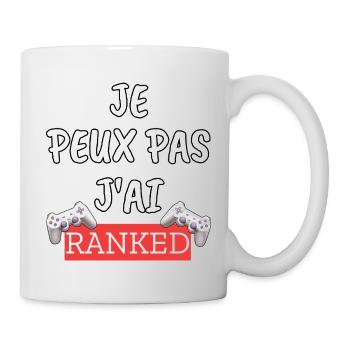 Ich kann nicht. Ich habe Ranglisten. - Tasse - Weiß - Rechts