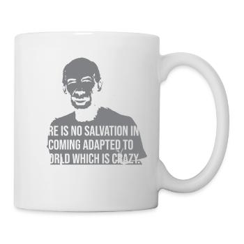 Henry Miller Quote Tee - Mug - white - Right
