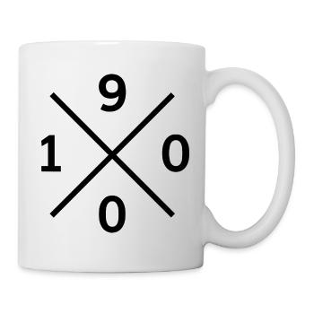 1900 Mönchengladbach Fan Shirt, Top, Socken - Tasse - Weiß - Rechts