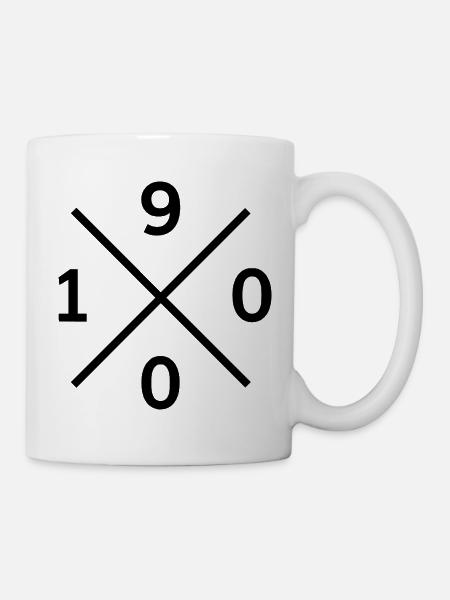 Chemise, haut, chaussettes de ventilateur Mönchengladbach 1900 - Mug blanc - blanc
