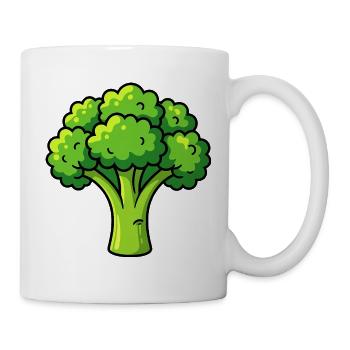 Brokkoli - Tasse - Weiß - Rechts