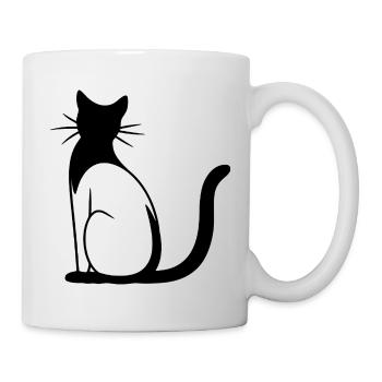 Cat Drawing - Mug - white - Right