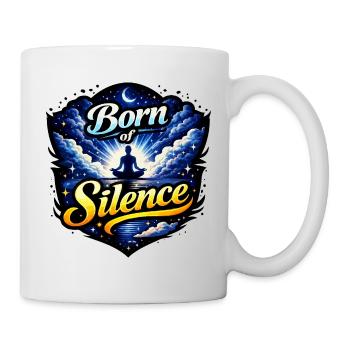 Born of Silence Meditation - Tasse - Weiß - Rechts