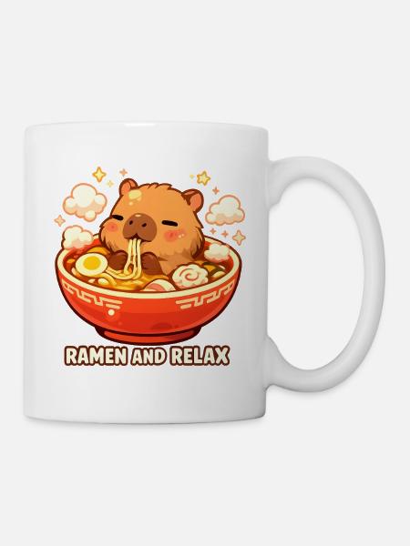 Ramen and Relax - Tasse - Weiß