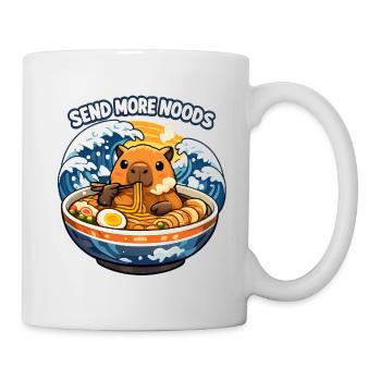 Capybara Send Noods Ramen - Tasse - Weiß - Rechts