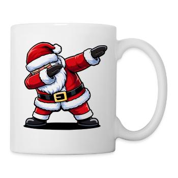 Das Weihnachtsmann-Maskottchen - Tasse - Weiß - Rechts