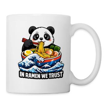 Panda In Ramen We Trust - Mug - white - Right
