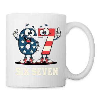 US Flag 67 Memes Six Seven - Mug - white - Right