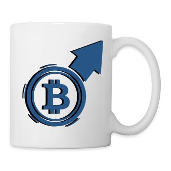 Bitcoin Bull Run Arrow To The Moon - Mug - white - Right