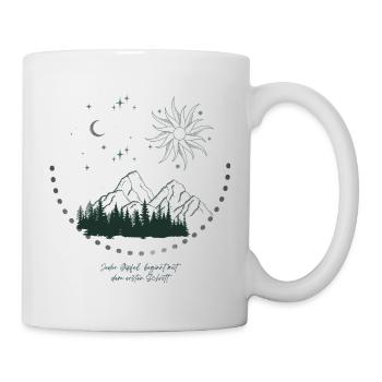 Gipfel - Tasse - Weiß - Rechts