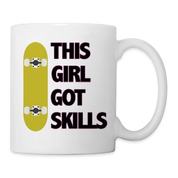 This Girl Got Skills - Mug - white - Right