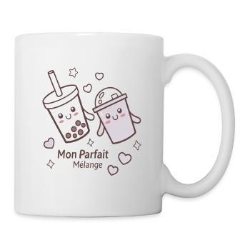 Boba Amis: Mélange Parfait - Mug blanc - blanc - Droite
