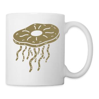 Minimalist Kombucha SCoby Tea Jellyfish - Mug - white - Right