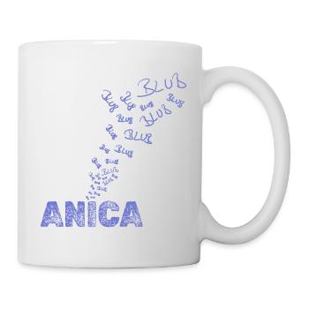 Anica en tant que voile - Mug blanc - blanc - Droite