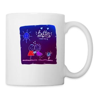 Gemeinsam Besser - Tasse - Weiß - Rechts